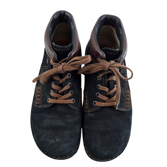 Finn Comfort Linz Ankle Boots 41 Womens 10 10.5 Mens 8 8.5 Black Nubuck Leather - Picture 5 of 13